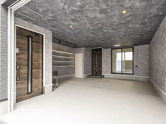 愛知県岩倉市の新築賃貸ガレージハウス「HC-G Iwakura」C棟ガレージ