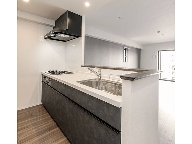 名古屋市瑞穂区豊岡通の新築賃貸マンション「Casa Via(カーサビア)」キッチン