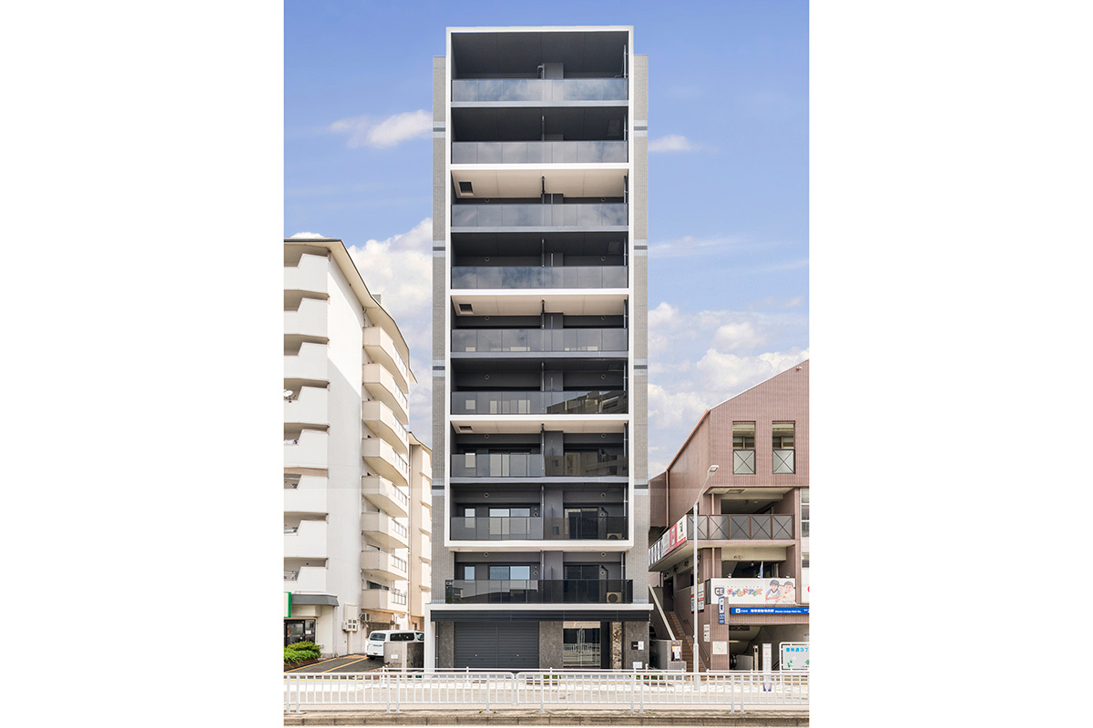 名古屋市瑞穂区豊岡通の新築賃貸マンション「Casa Via(カーサビア)」外観デザイン