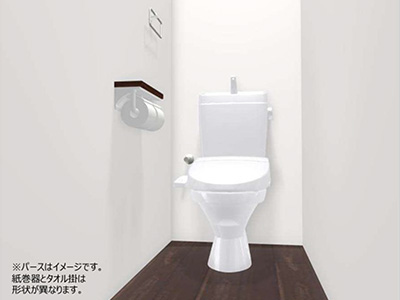 名古屋市中村区の新築賃貸新築賃貸木造3階建てアパート「(仮称)リブレワン五反城町」：トイレ