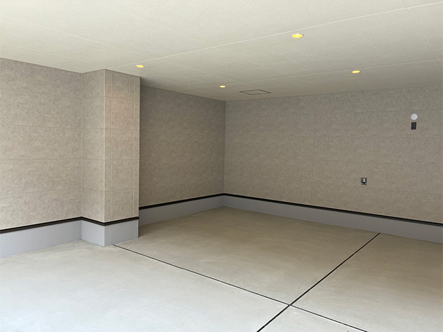 愛知県あま市の新築賃貸ガレージハウス「G+COLOR木田」A棟ガレージ