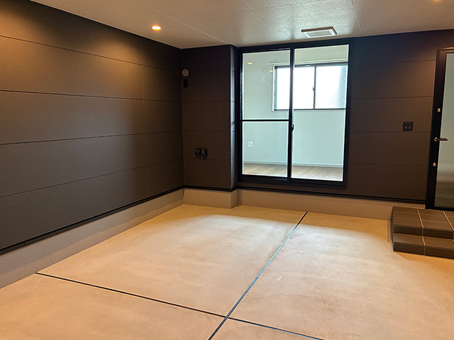 愛知県あま市の新築賃貸ガレージハウス「G+COLOR木田」B棟ガレージ