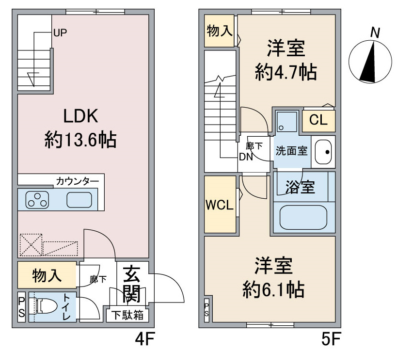 名古屋市中川区運河通の新築賃貸マンション「CrossRoad SasashimaLive」 1号室　2LDK