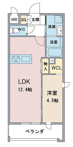 愛知県豊田市の新築賃貸木造3階建てアパート「スマイルステーション」間取り1号室