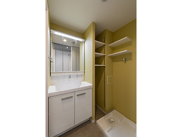 名古屋市瑞穂区弥富通の新築賃貸マンション「BLESTON COURT MIZUHOUNDOJOHIGASHI」洗面室