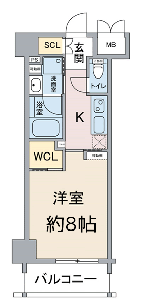 名古屋市瑞穂区弥富通の新築賃貸マンション「ユニレジデンス瑞穂運動場東」間取り